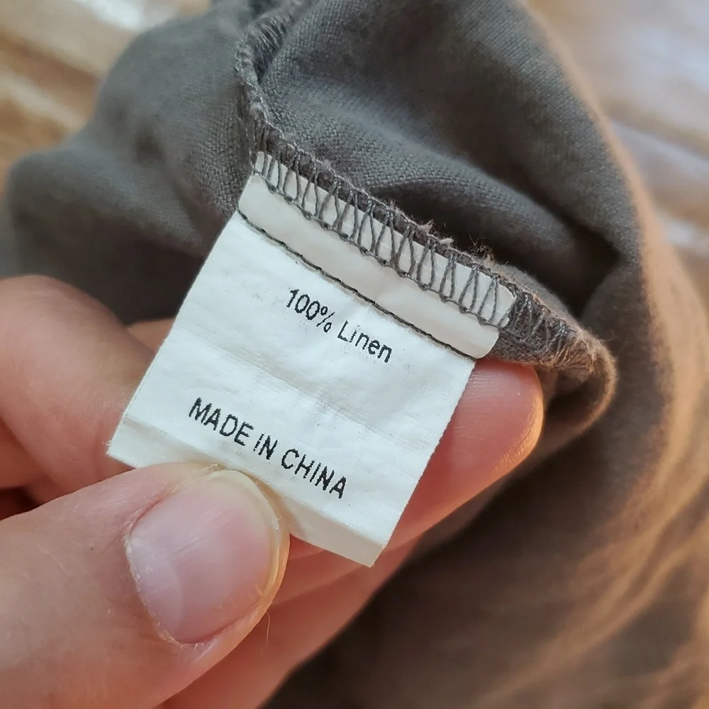 Luralu Linen Long Sleeve Top - Picture 6 of 7